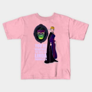 Linda Evangelista (pink) Kids T-Shirt